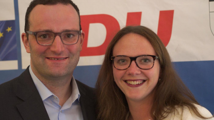 CDU-Landtagskandidatin Katharina Gebauer, Jens Spahn